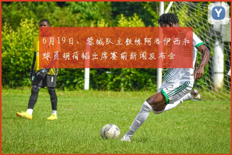 6月19日，蓉城队主教练阿洛伊西和球员胡荷韬出席赛前新闻发布会